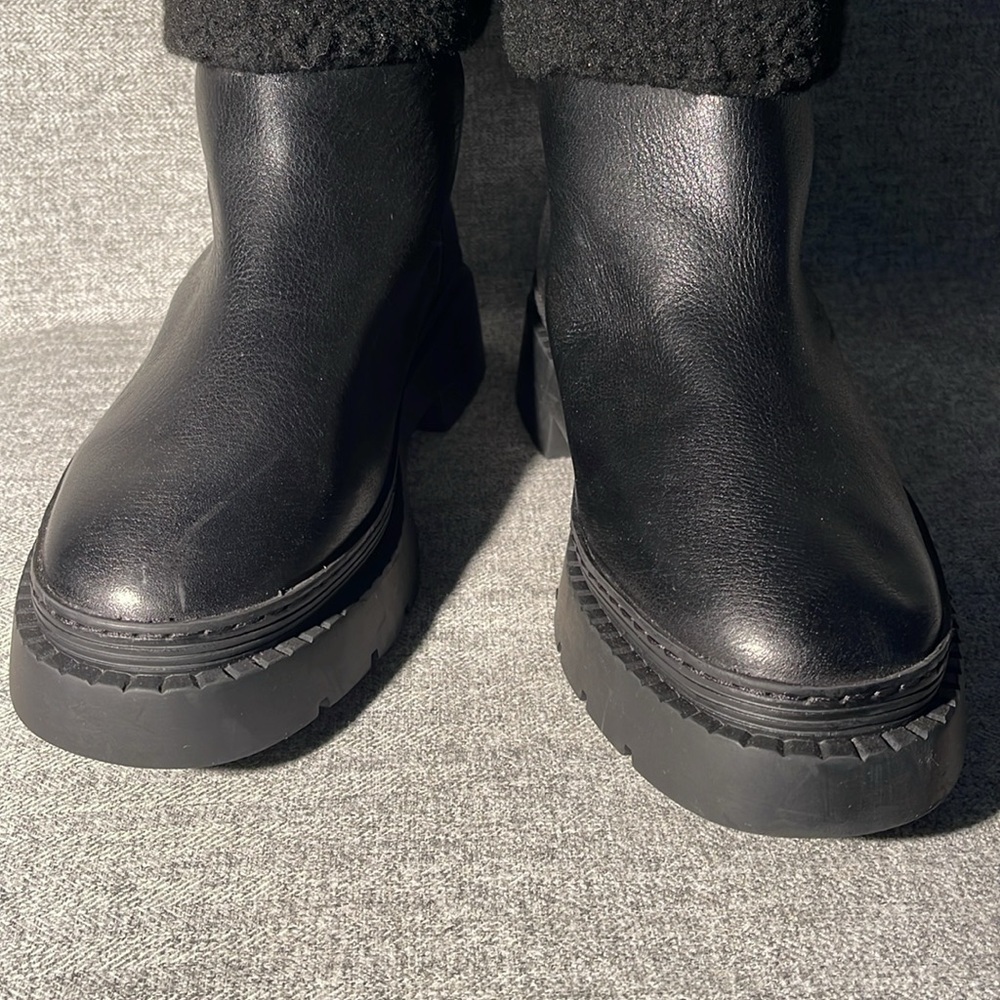 Marc Fisher Vina Leather Boots. NEW - Picture 4 of 7